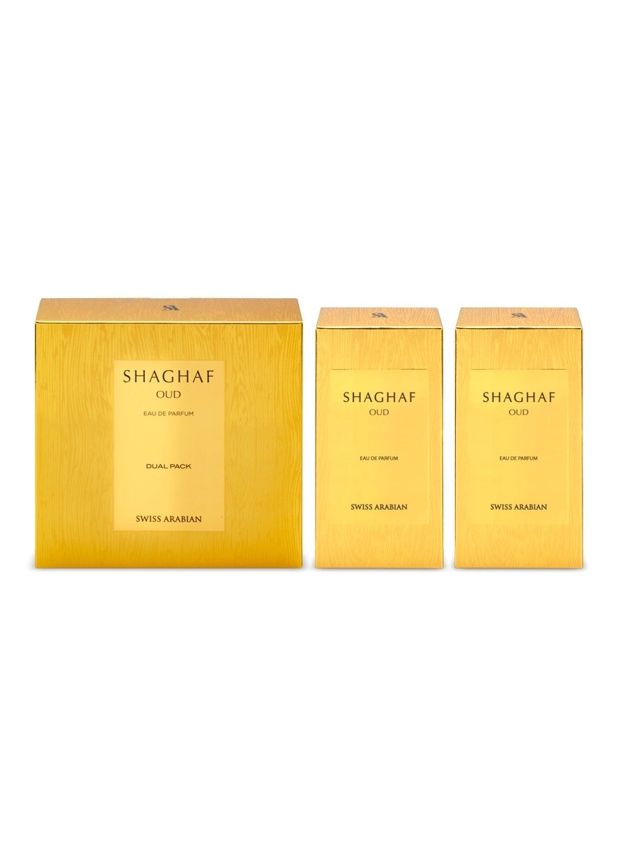 Shaghaf Oud Eau de Parfum 75ml Dual Pack