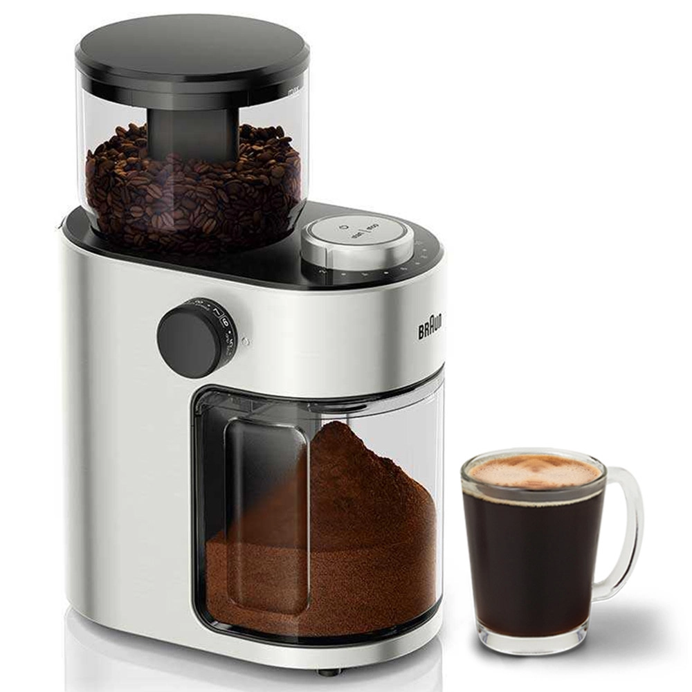 Burr Coffee Grinder - 15 Grind Settings 220g