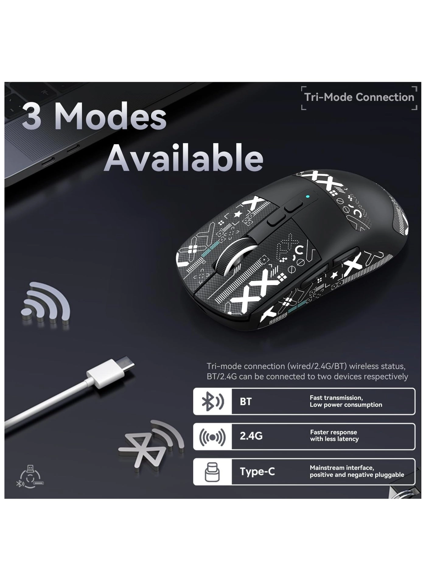 X6 Lightweight Gaming Mouse - Wireless