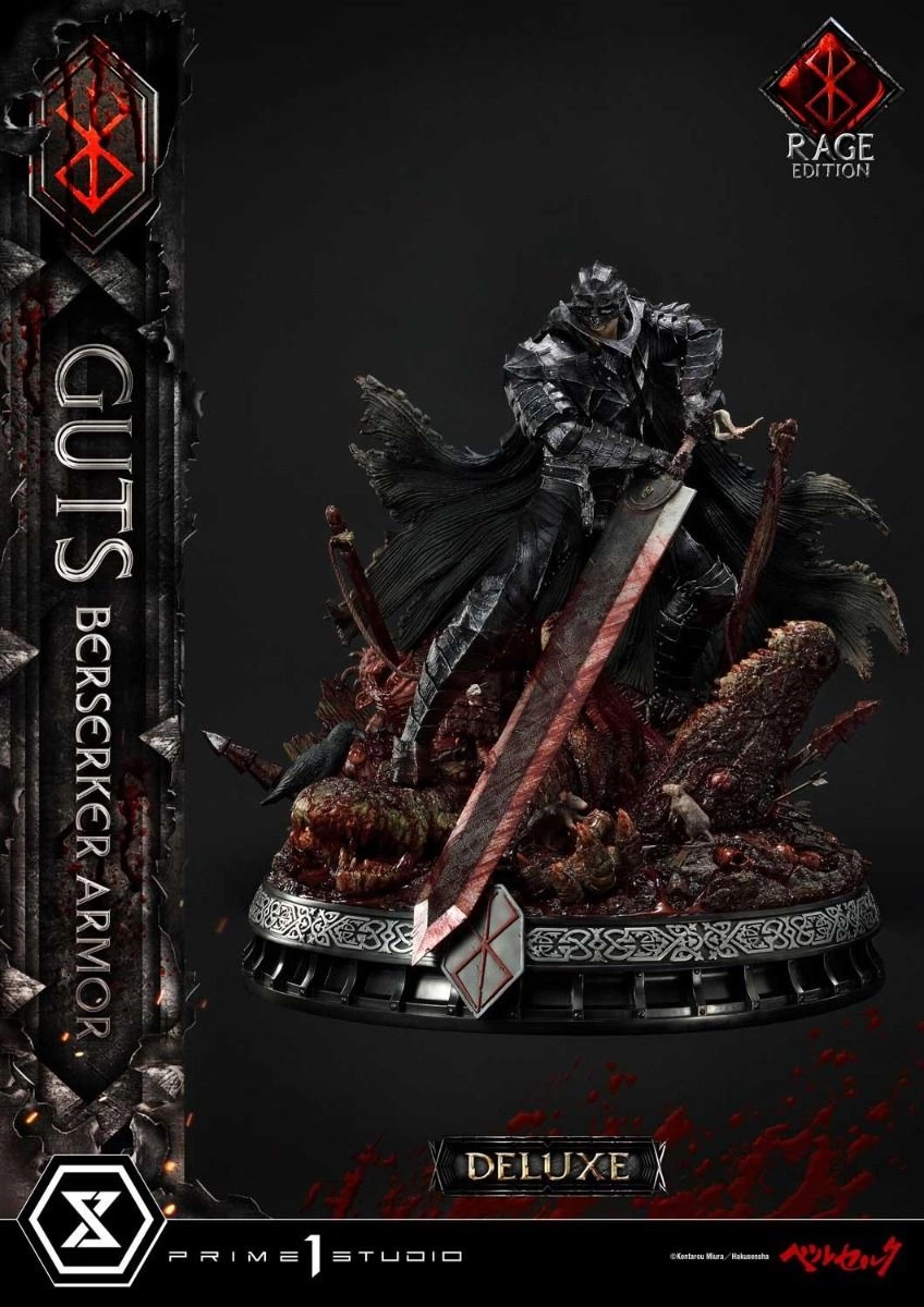 Prime 1 Studio Guts - Berserker Rage Deluxe Edition Statue