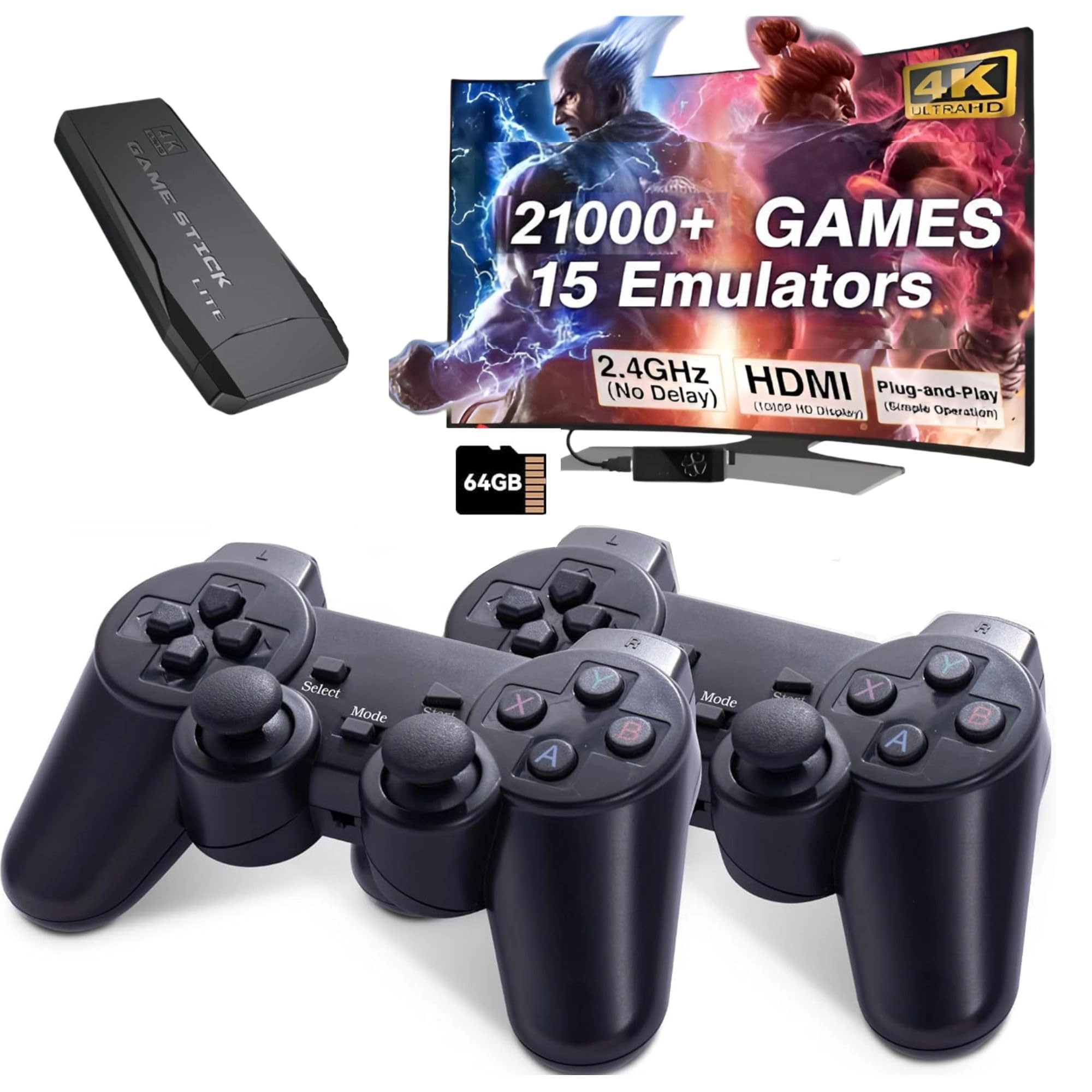 Shiv Shambhu Enterprises Retro Game Stick - 64GB