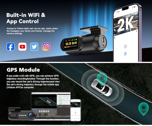 Dashcam - 2K QHD 1440P