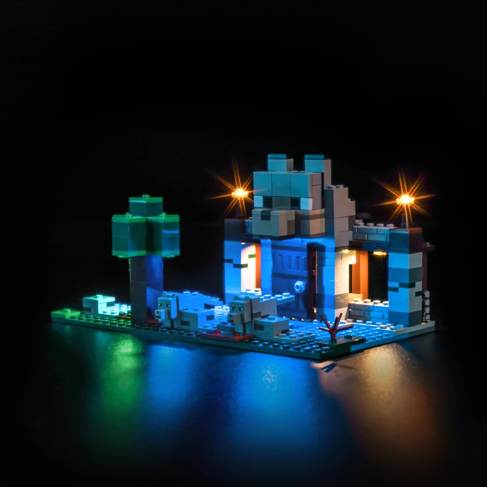 BrickBling LED Light Set - Compatible with Lego 21261 The Wolf Stronghold