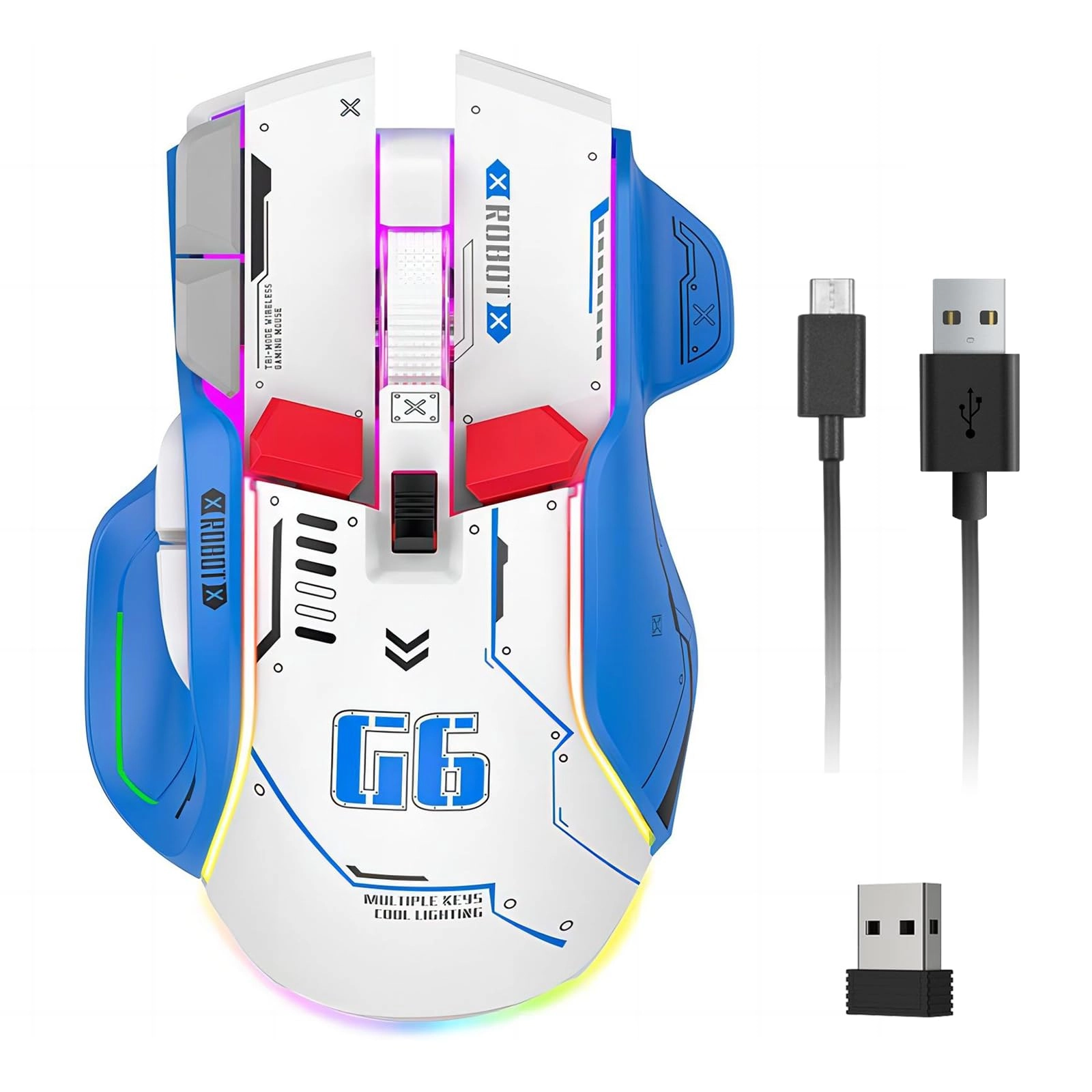 Attoe G6 Wireless Gaming Mouse - Bluetooth