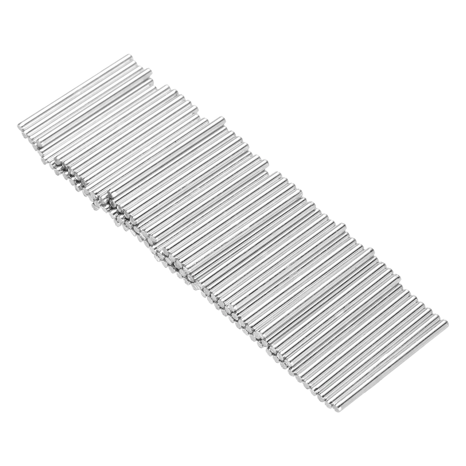 SourcingMap Round Rod Axles - 100pcs 2x30mm Iron