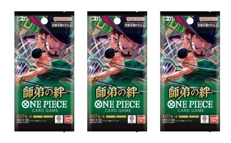 C&E ONE Piece Master and Student Bonds (OP-12) Booster Pack - Japanese 18pcs