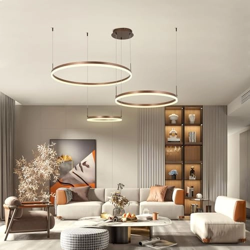 Modern LED Chandelier - 3000K-6000K Dimmable