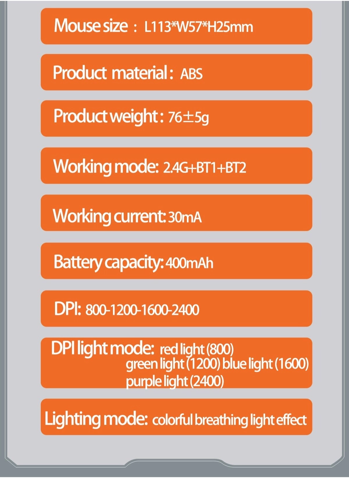 M133 Slim Transparent Dual Mode Wireless Bluetooth Mouse - Wireless