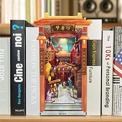 DIY Dollhouse Miniature Book Nook - Dream of Tang Dynasty