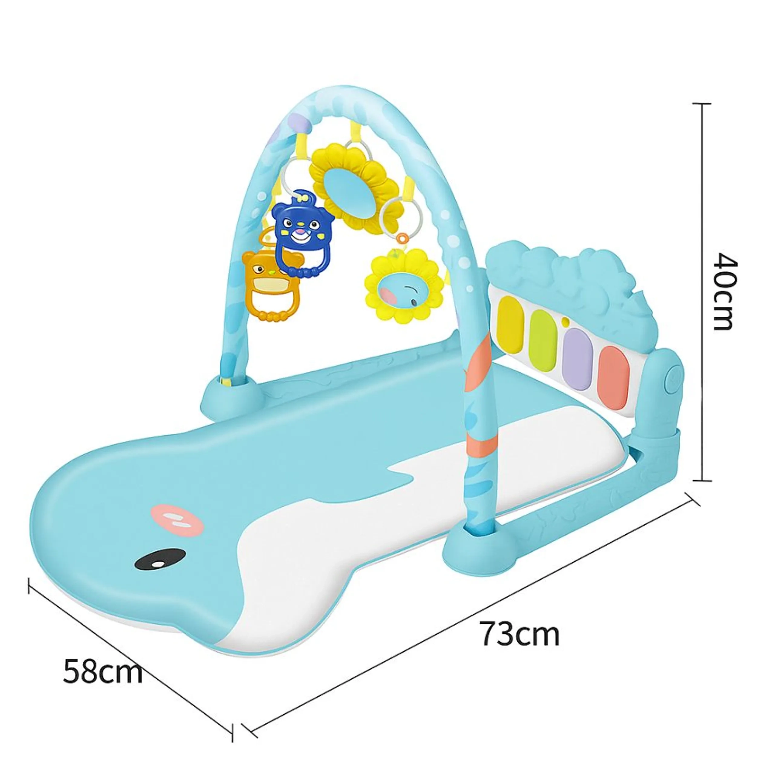 Cute Rabbit Baby Play Gym - Rabbit-themed 0 +