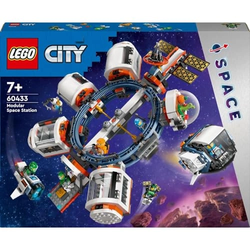 LEGO City Modular Space Station (60433) - Space Shuttle 6 Astronaut Minifigures