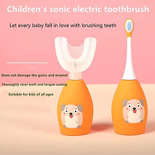 Sonic Smart Toothbrush - IPX7 Waterproof Wireless Induction Charging 3 Brush Heads