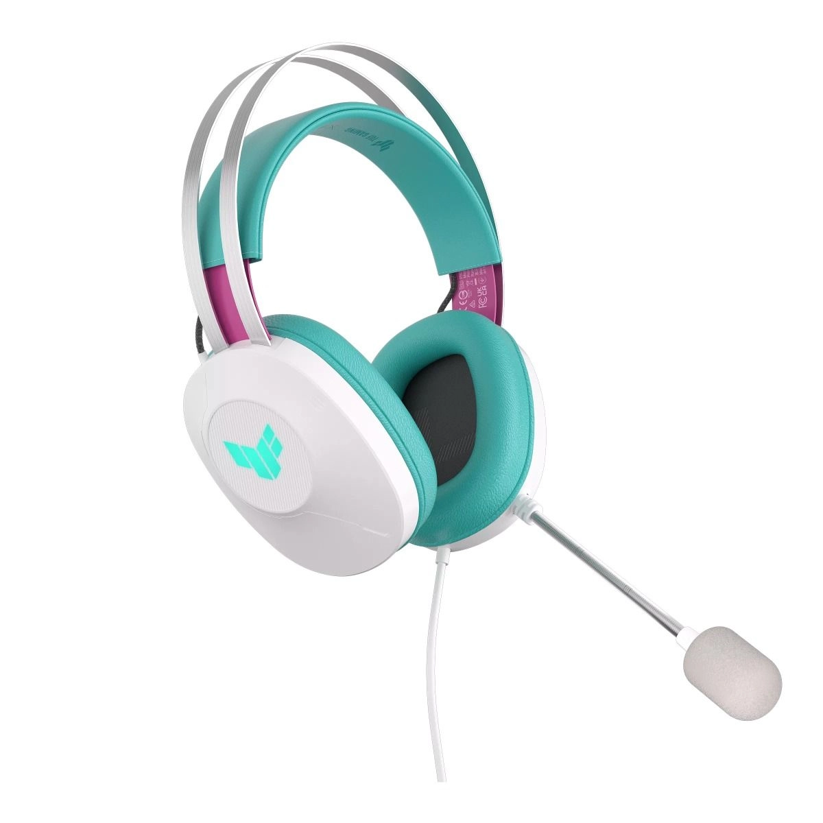 TUF Gaming x Hatsune Miku Headset - USB Type-A + TUF Gaming x Hatsune Miku Mouse - Tri-mode + Mouse Pad - 260 x 360 mm + Keyboard - 97-key