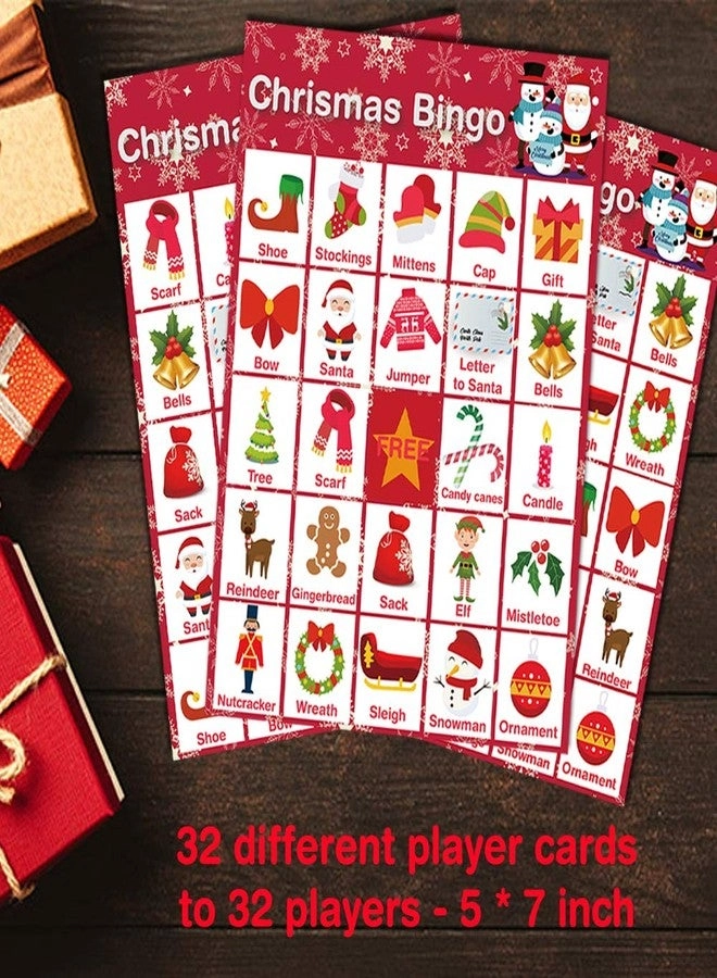Christmas Bingo Game Cards