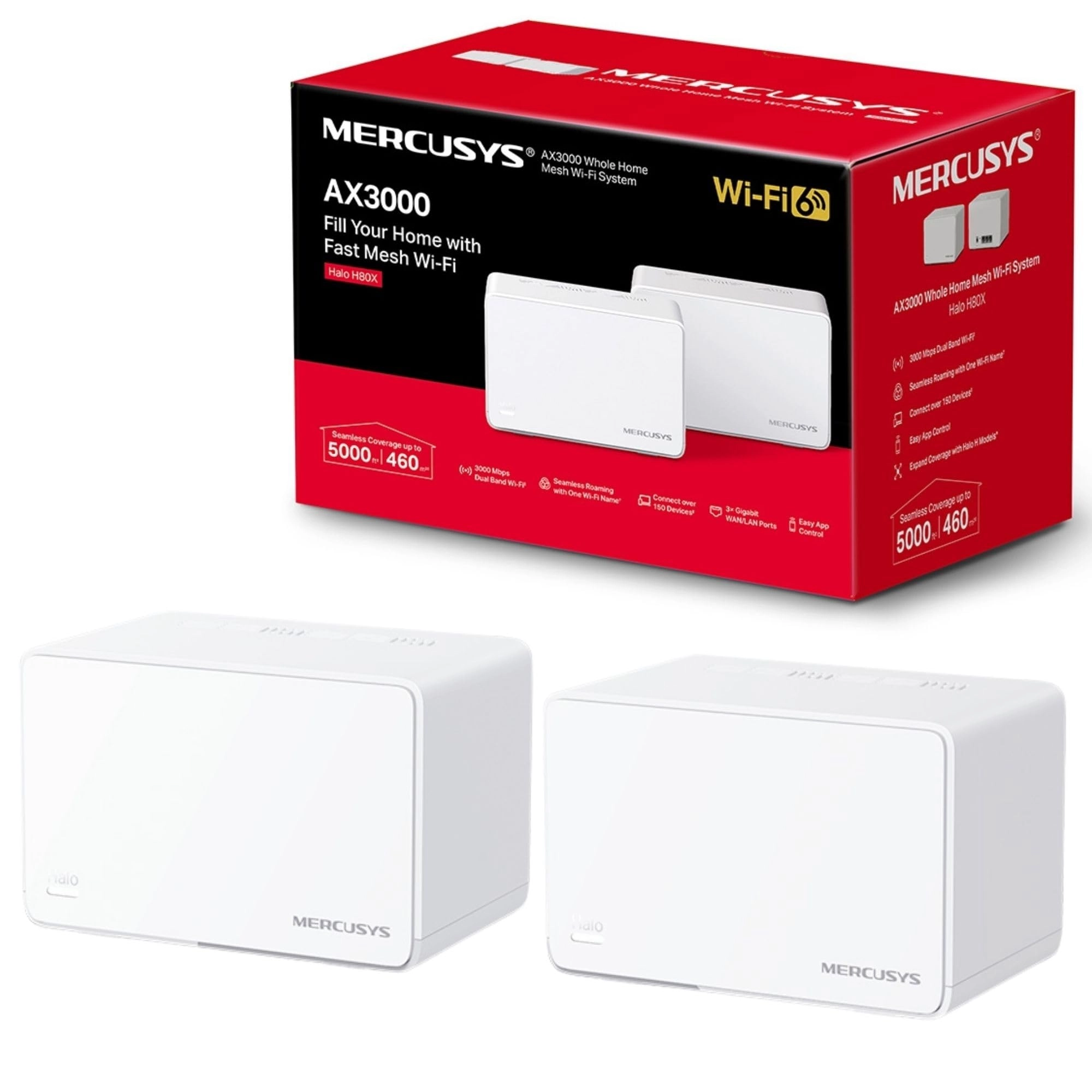 TP-Link Halo H80X - 802.11ax 2-pack