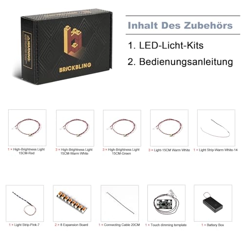 LED Light Set Compatible with The Fauna Collection Tiger 31217 - DIY Battery Powered
