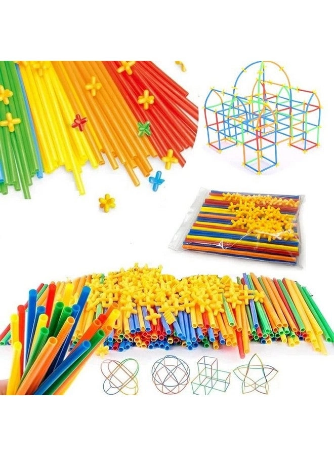 Straw Stick Assembly Building Blocks - Construction 100 pcs