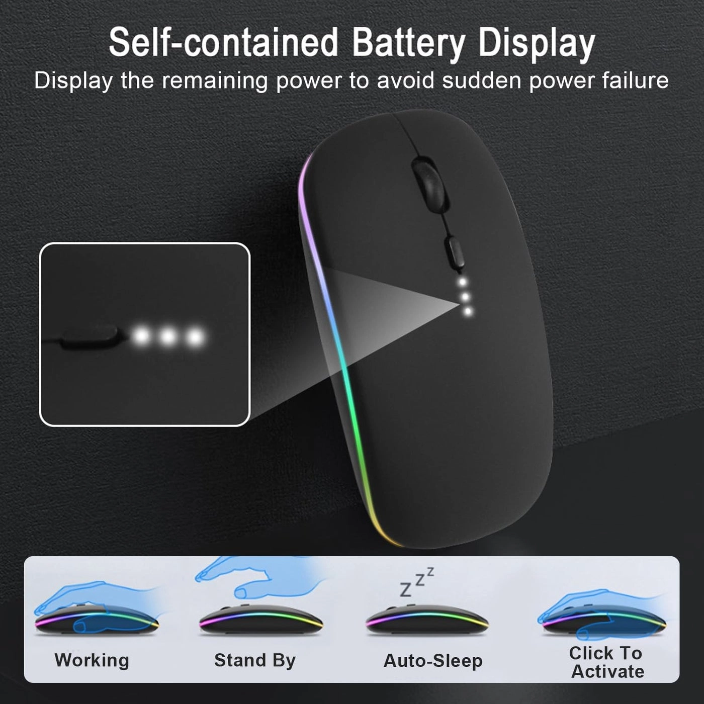 Wireless Gaming Mouse - Bluetooth