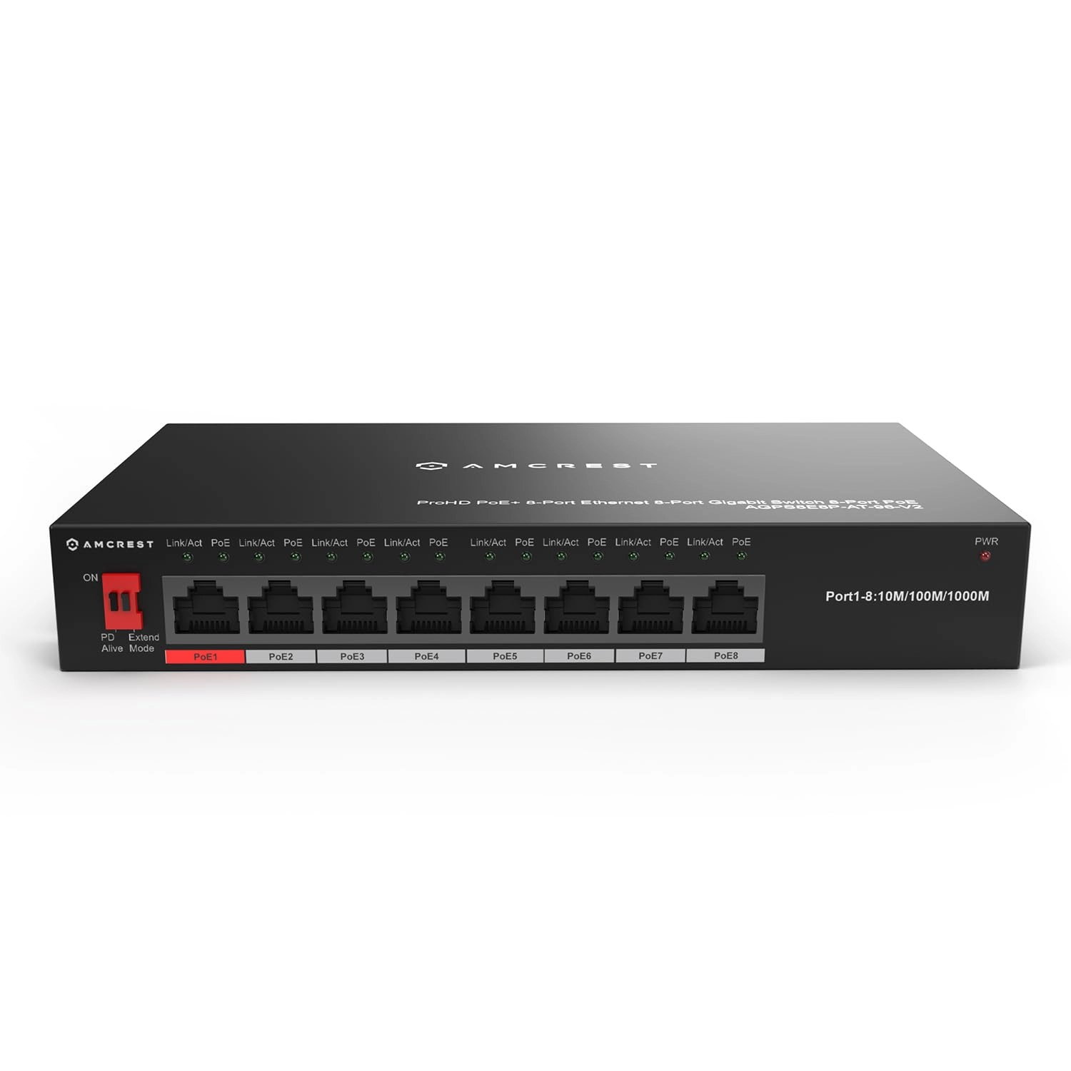 Amcrest AGPS8E4P-AT-60 - 8-ports