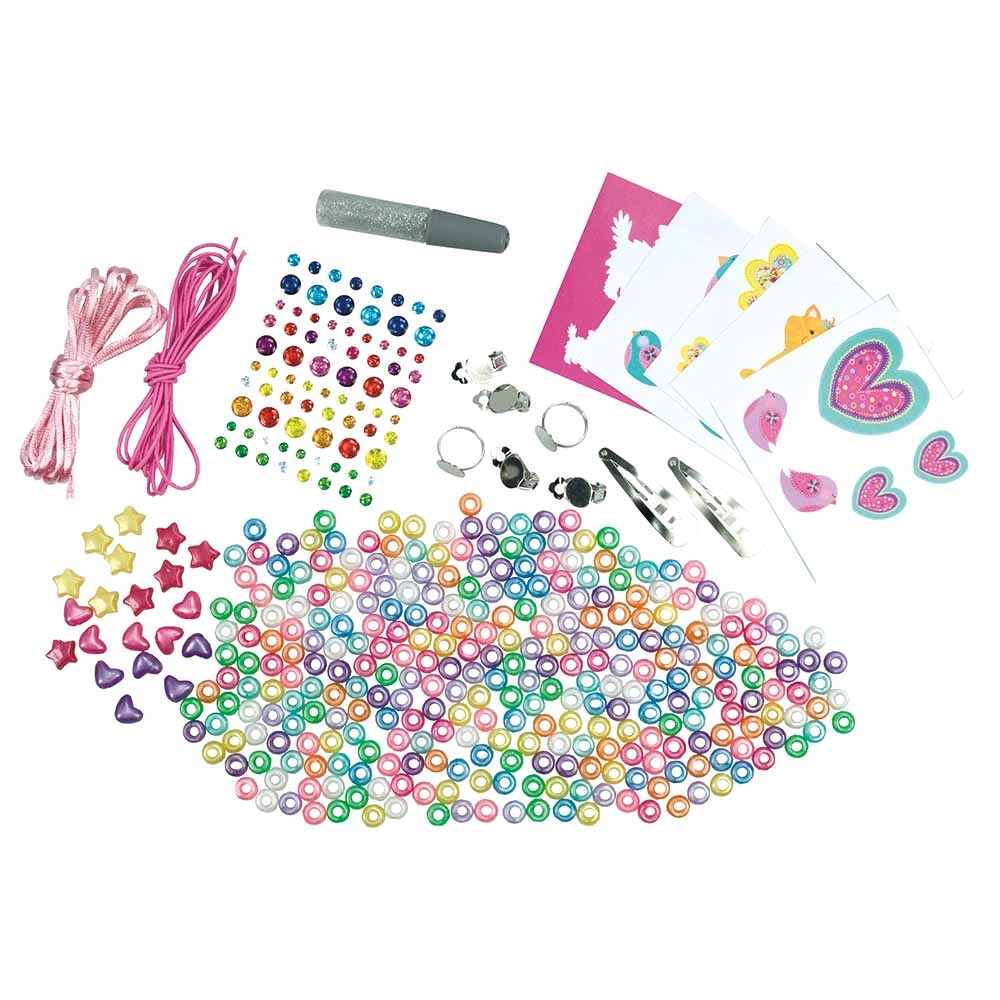 GALT Jewellery Craft Set - 300 pony beads Suitable for 7 to 12 yrs