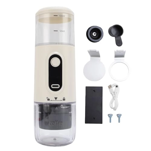 Portable Travel Coffee Maker - 80ml capsules and coffee powder