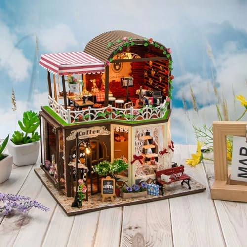 Miniature Wooden Dollhouse Furniture Kit - Creative Room 1:24