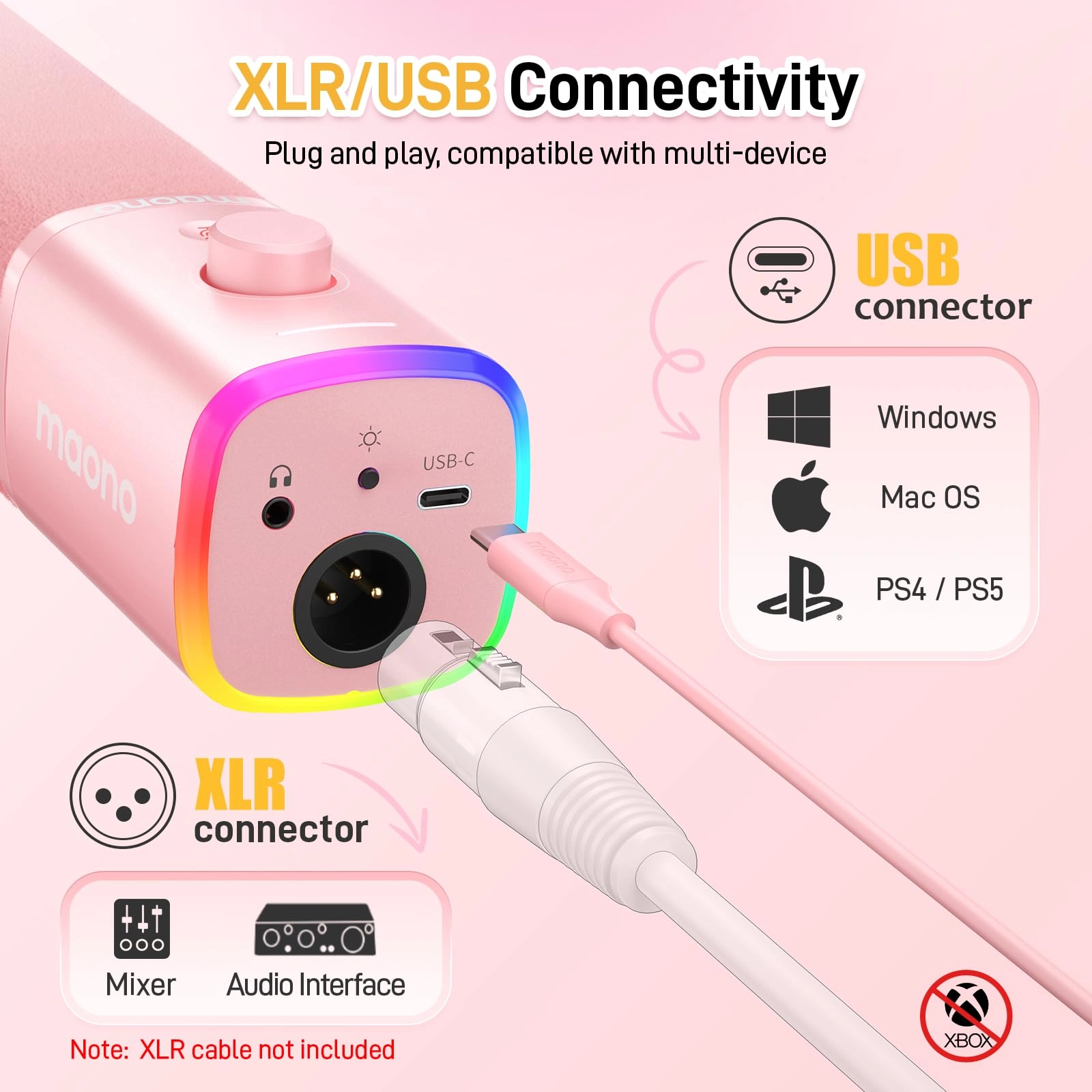 PD100X USB+XLR Microphone