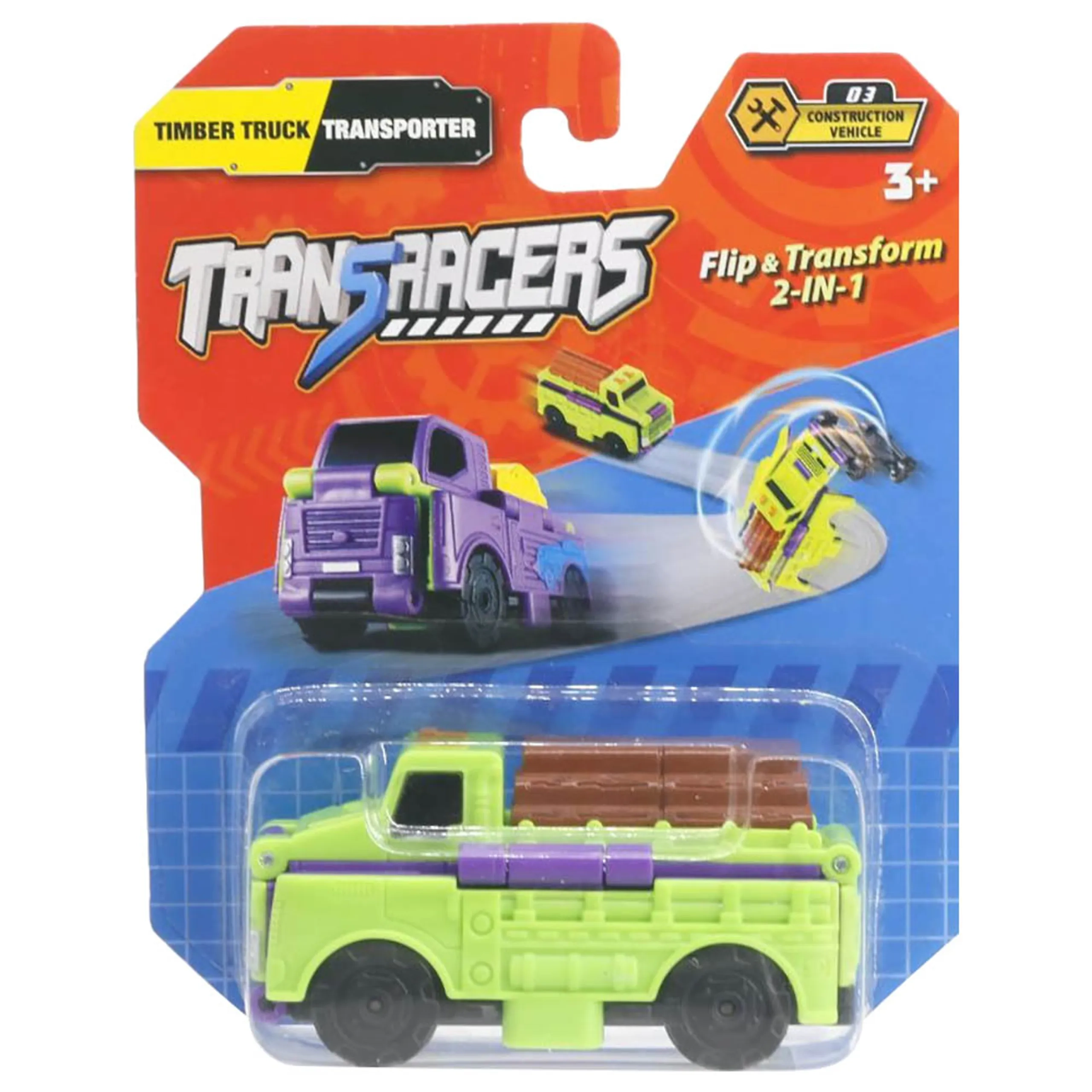 Transracers 2-In-1 Flip Vehicle - Dolphin Pocket Car