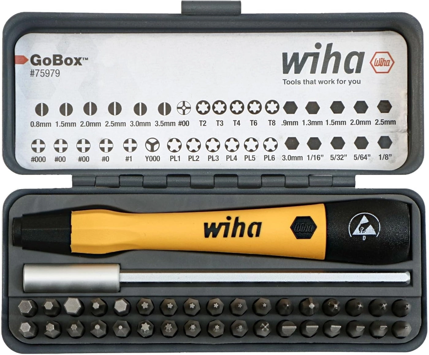 Wiha 75979 GoBox - 36 Piece
