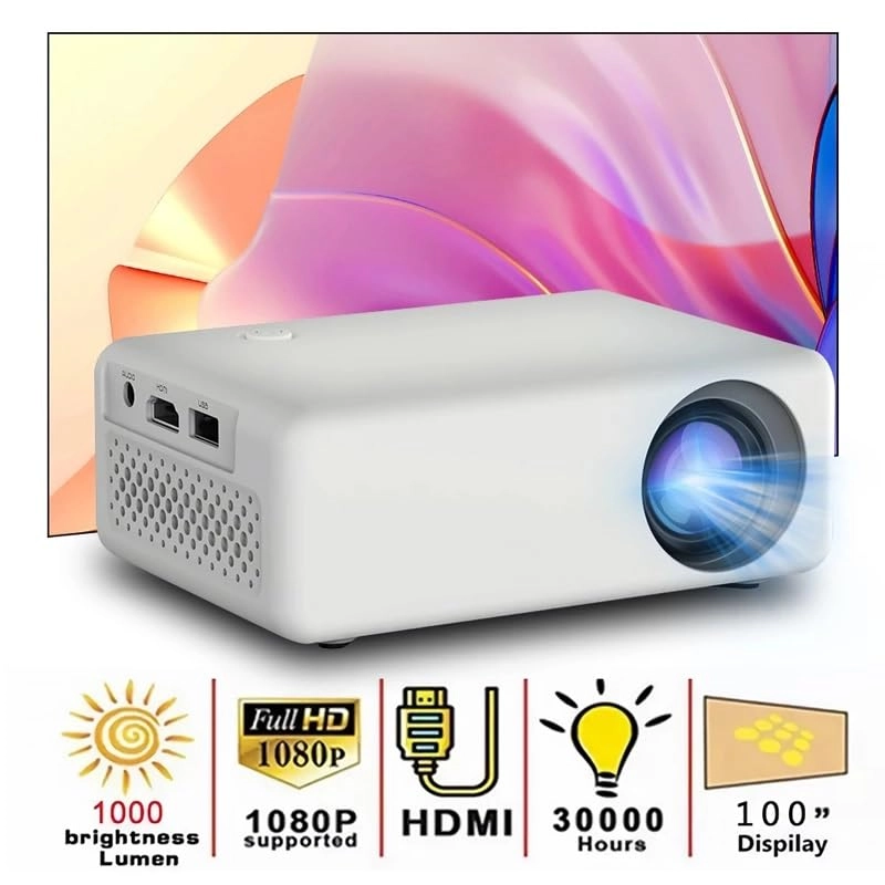 Portable Projector 200ANSI 1920x1080dpi