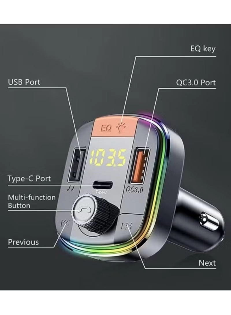Car charger and Bluetooth player - Bluetooth compatible with most smartphones