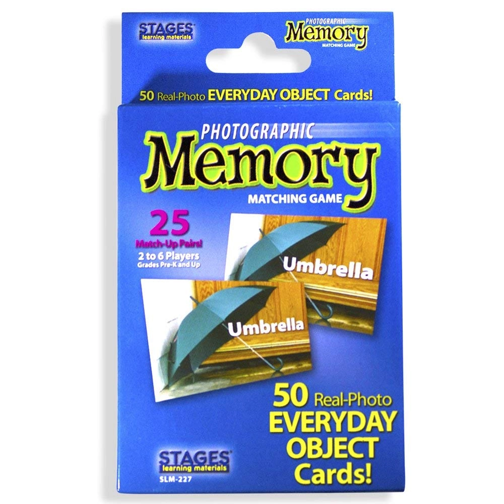 Stages Learning Everyday Objects Card Game - 4 - 10 years 50 pieces
