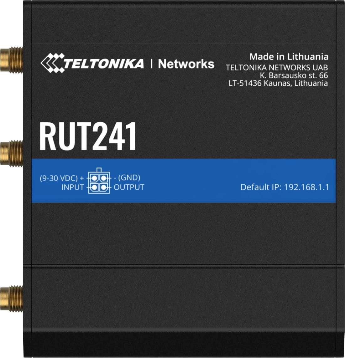 RUT241 - 4G LTE 802.11b/g/n 150 Mbps/50 Mbps