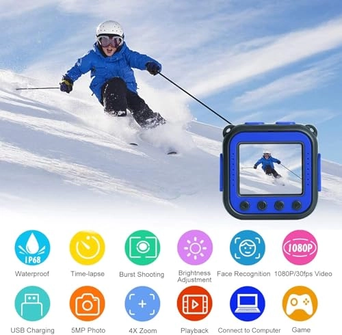 Kids Waterproof Camera 2K