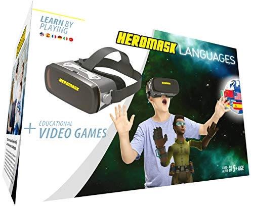 VR Headset - black + Maths educational games - 5-12 years