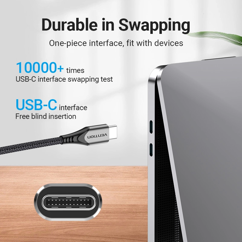 USB 2.0 C Male to C Male 5A Cable USB-C to USB-C 1m