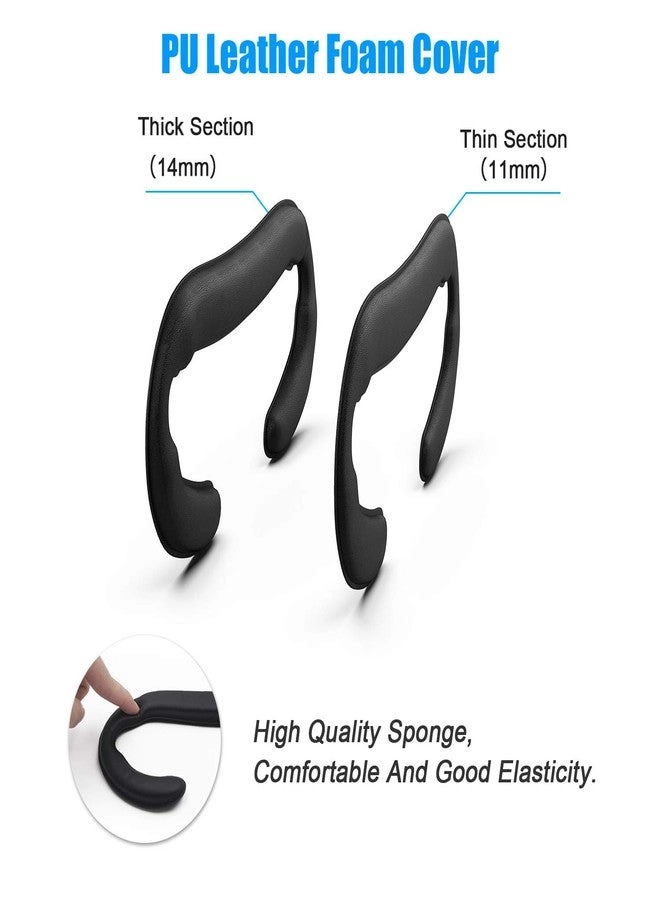 Facial Interface Bracket + PU Leather Foam Face Cover Pad + Anti-Leakage Nose Pad + Protective Lens Cover