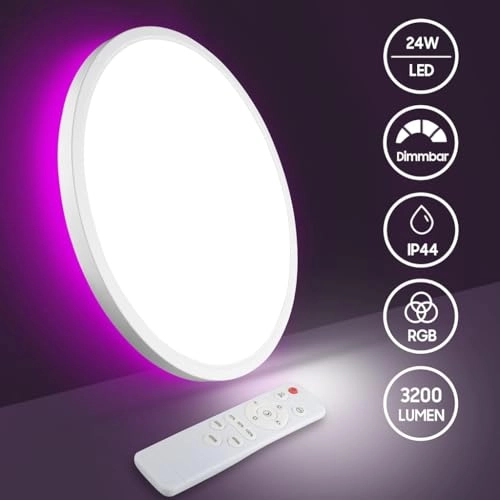 LED Ceiling Light - 3000-6500K Dimmable