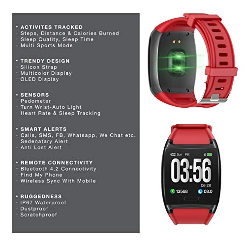 ID101HRW - Blood Press Heart Rate Monitor Activity Tracker