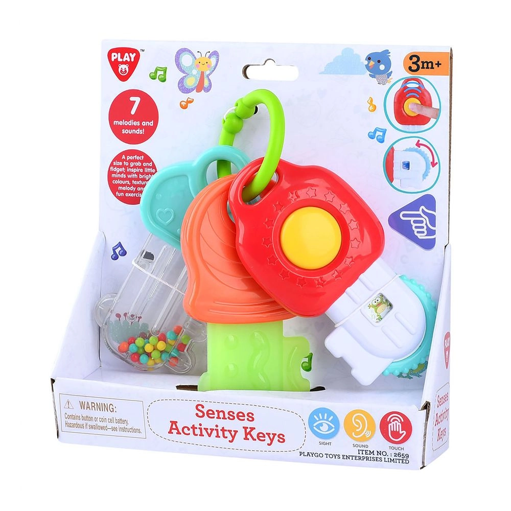 Baby Activities Keys With Sound - Suitable for 3 months and above