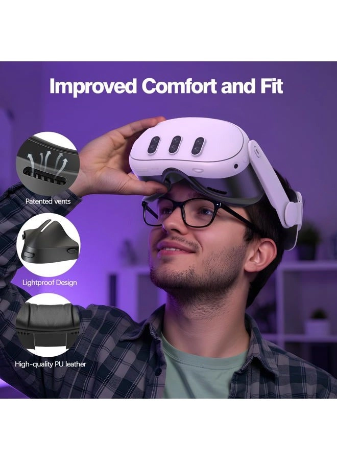 Face Cover Pad - For Quest 3 Black