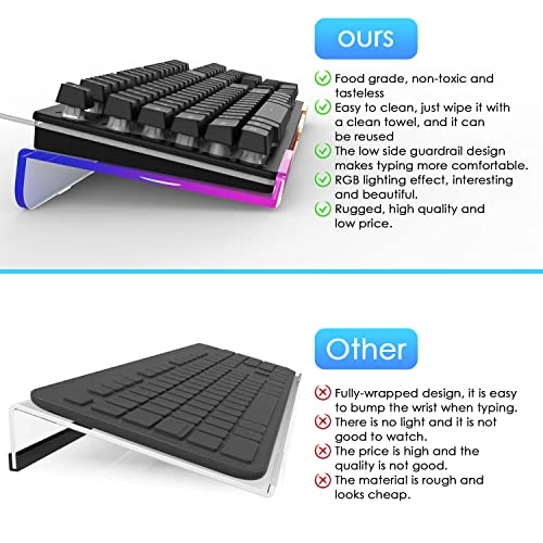 Acrylic Keyboard Stand