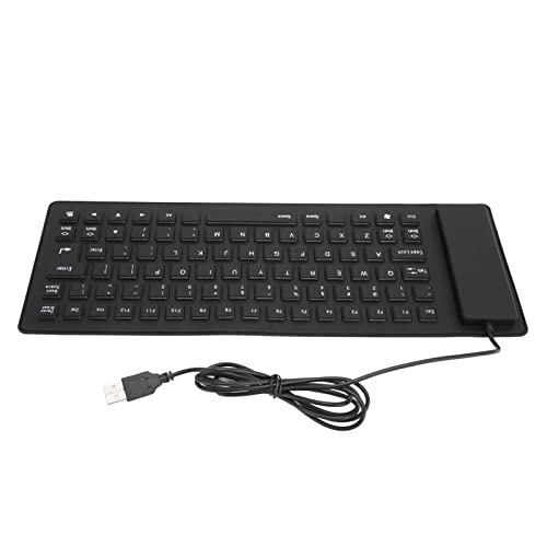 Folding Silicone Keyboard - Wired