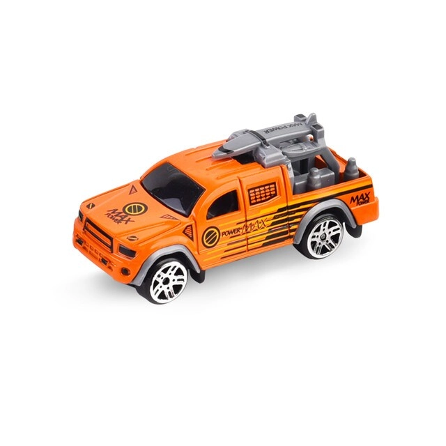 Alloy Sliding Pickup Toy Truck - 6 pcs