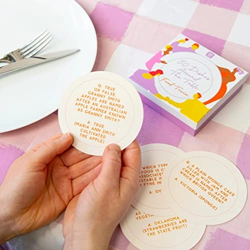 80 Dishes Food Trivia Game - English 5 years and up