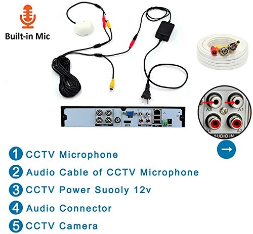 4CH 1080N AHD DVR + 1080P Bullet Camera - 4PCS + Hard Disk - 1TB