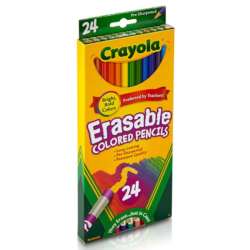Erasable Colored Pencils - 24 Pack