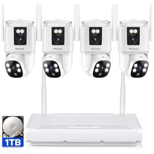 Wireless Security Camera System - 4pcs 10CH 6MP