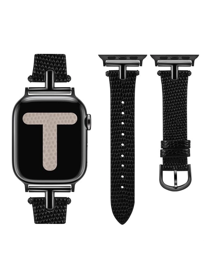 Wearlizer Leather Watch Band for Apple Watch Ultra, SE, Series 8, 7, 6, 5, 4, 3, 2, 1