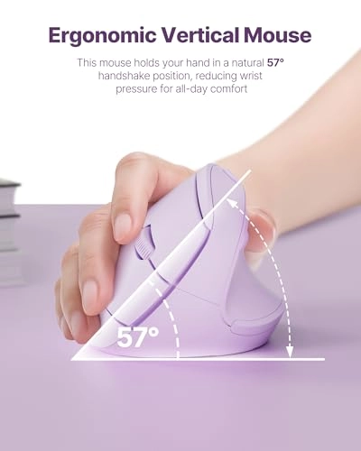 Vertical Mouse - Bluetooth+USB Dual Connection